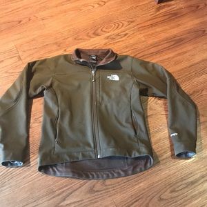 Brown North Face jacket